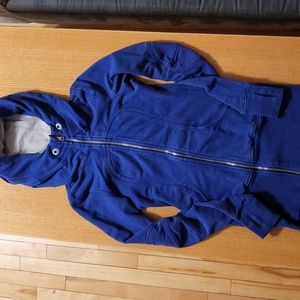 Lululemon Hooded Jacket Size 4 Dark Blue